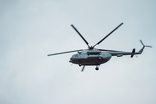 Вертолет для тушения пожаров загорелся в Москве