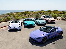 Пастельная коллекция Aston Martin включает красочные Vantage, DB11 и DBX