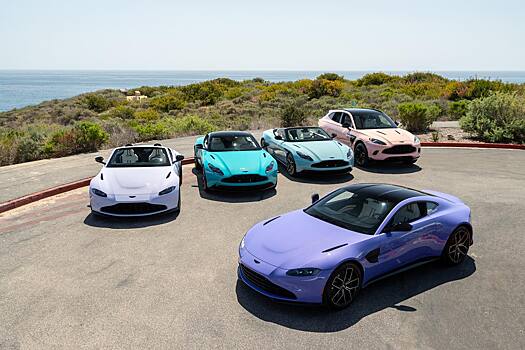 Пастельная коллекция Aston Martin включает красочные Vantage, DB11 и DBX