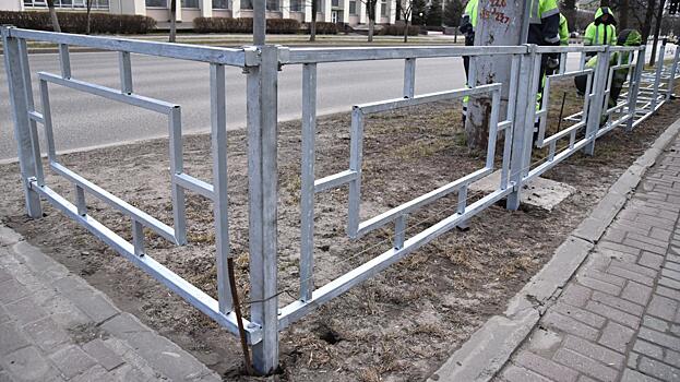 10 км новых пешеходных ограждений установят в Вологде