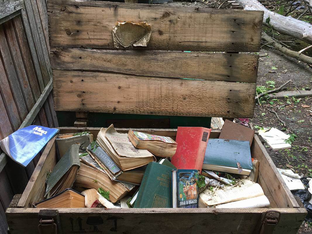 Раритетную книгу нашли на свалке в российском городе