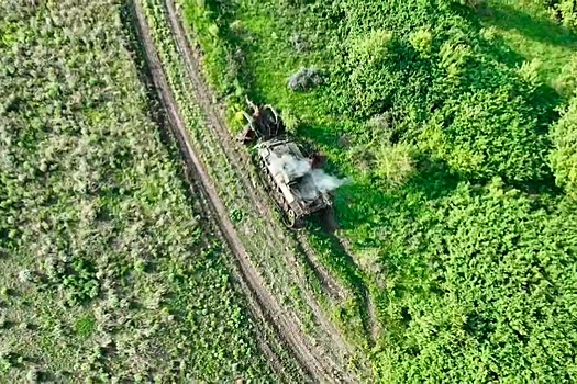 Появилось видео снайперского сброса, уничтожившего ИМР на базе Leopard 1