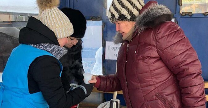 На остановках в Подмосковье откроются пункты по раздаче горячих напитков 