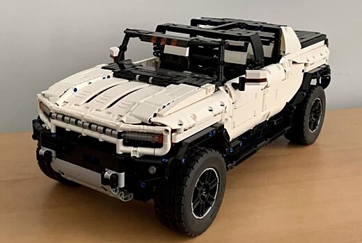 Видео: Посмотрите на сверхреалистичный электрический Hummer, построенный из Lego