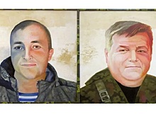 Ростовский художник подарил новочеркасской школе двойной портрет &laquo;Герои России&raquo;