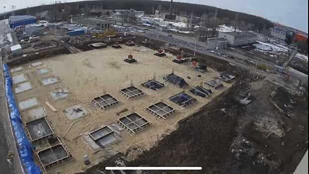 Воронежский аэропорт показал ускоренное видео строительства нового терминала