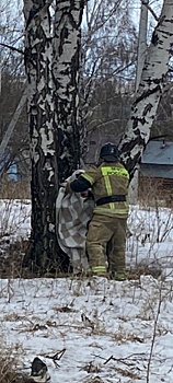 Человек сгорел в машине около кладбища в Кузбассе
