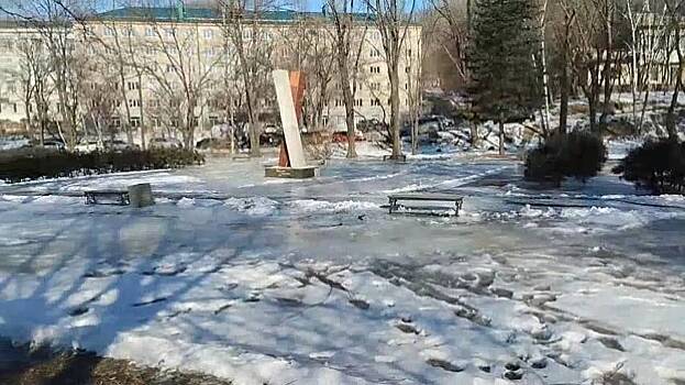 В российском городе затопило Сквер памяти жертв политических репрессий