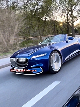В Нижнем Новгороде из старого Mercedes-Benz SL сделали реплику концепта Mercedes-Maybach 6