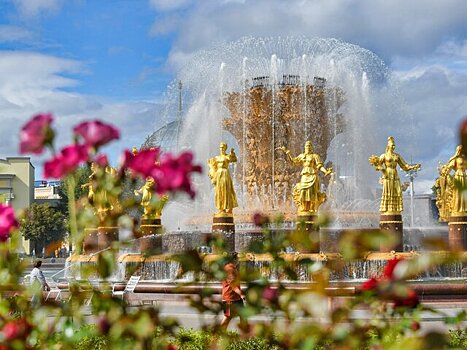 Москва онлайн покажет запуск фонтанов на ВДНХ