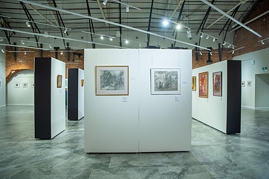 В "Северской домне" выставили "бьющееся сердце" уральского художника