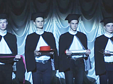 Обряд посвящения прошли ученики физматшколы НГУ