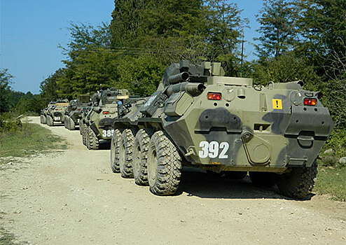 Связисты ЮВО в Абхазии организовали управление войсками в ходе проверки боеготовности