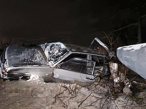 Компания молодежи на «восьмерке» попала в аварию в Костино