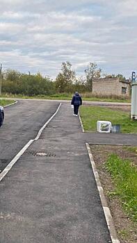 В деревню Лосево прошел очередной инспекционный выезд на место благоустройства