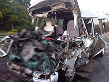 Автобус с 30 российскими туристами врезался в цементовоз на популярном курорте. Кто пострадал