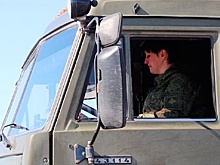 На Урале появились первые женщины-водители военных КамАЗов