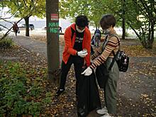 Нижегородские студенты привели в порядок территорию под окнами ветеранов