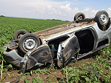 В Марксовском районе опрокинулась «Лада». Погибла женщина