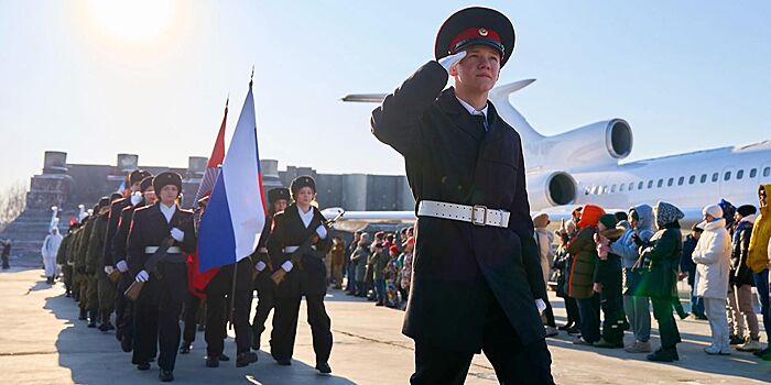 В кинопарке «Москино» отметили День защитника Отечества