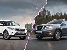 Бюджетники-паркетники: сравниваем Hyundai Creta и Nissan Terrano III