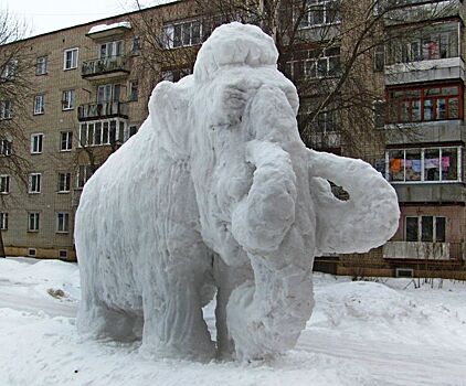 Доисторическое животное под два метра ожило в городе под Костромой