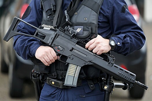 Полиция застрелила врезавшегося в полицейских фургон в Париже