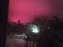 Небо над Львовщиной окрасилось в красный цвет после предполагаемого удара «Орешником»