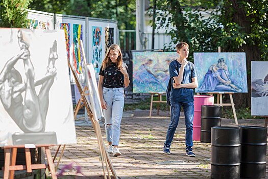 Выставка под открытым небом прошла в Воронцово