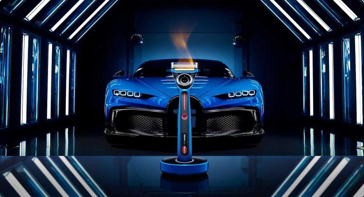 Bugatti и Gillette выпустили бритву в стиле гиперкара Chiron
