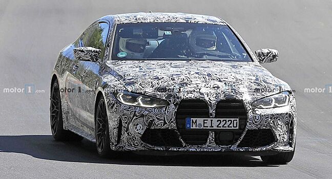 BMW M3 и M4 на Нюрбургринге появились на шпионских фотографиях
