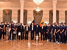 Николай Любимов вручил игрокам ФК «Рязань» серебряные медали первенства ПФЛ