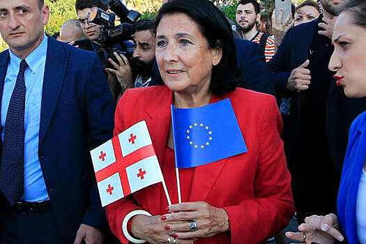 В Грузии обвинили президента Зурабишвили в саботировании движения в ЕС