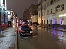 На московской улице погибла лошадь