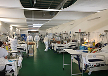 Временный госпиталь в Сокольниках принял первых пациентов с коронавирусной инфекцией