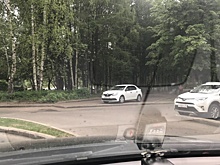 Я на аварийке: в Ярославле водитель прокатился по тротуару через парк
