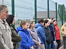В Ртищеве открыли новую спортивную площадку для футболистов