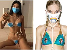 Бикини-«каранкини»: инстаграм-модели оделись в купальники из масок и этим разозлили подписчиков