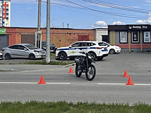 В Салехарде мотоциклист превысил скорость и перевернулся