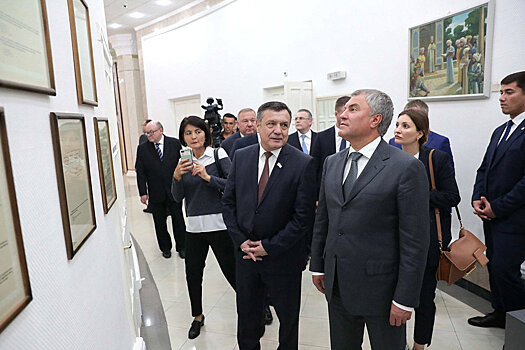Вячеслав Володин посетил с официальным визитом Узбекистан
