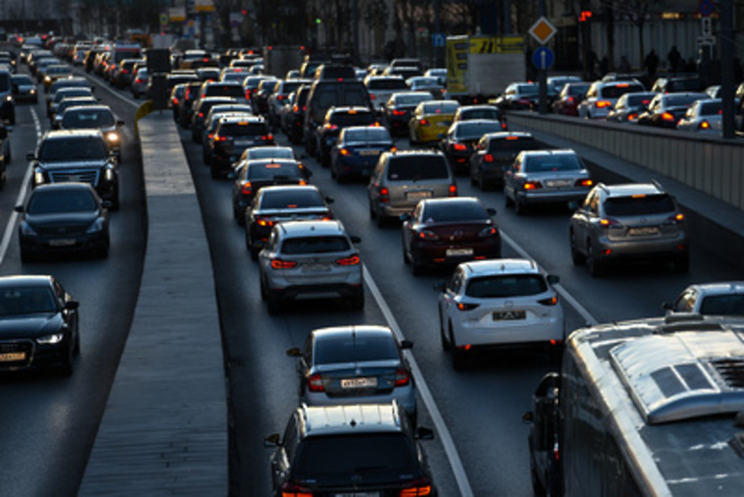 Пробки на дорогах москвы