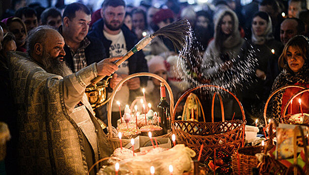 В пасхальных богослужениях в России приняли участие более 4,3 млн человек