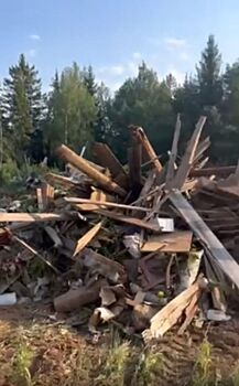 Со свалки у деревни Чёрной в Удмуртии вывезут более 230 тонн мусора