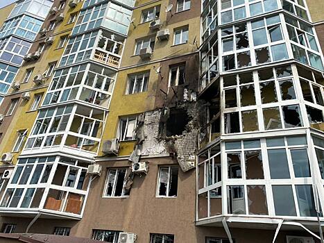 В Воронеже в окно многоэтажки врезался беспилотник