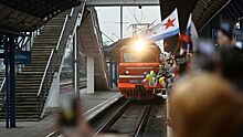 Крымский поезд отправился из Симферополя в Москву