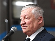 Многократный чемпион мира Анатолий Карпов напутствовал молодых шахматистов, отправляющихся на Всемирную Олимпиаду