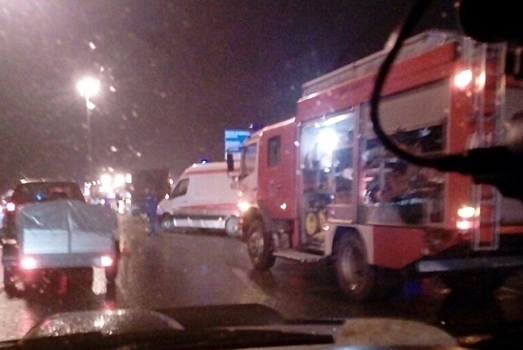 Три автомобиля столкнулись на юго-востоке столицы