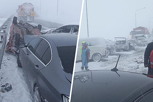 На трассе Уфа – Оренбург произошли два ДТП из-за непогоды