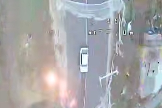 Дрон сжег термитной смесью антидроновый туннель ВСУ и снял это на видео