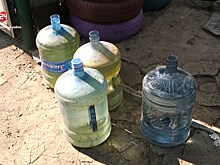 Лето без воды в поселке Горном